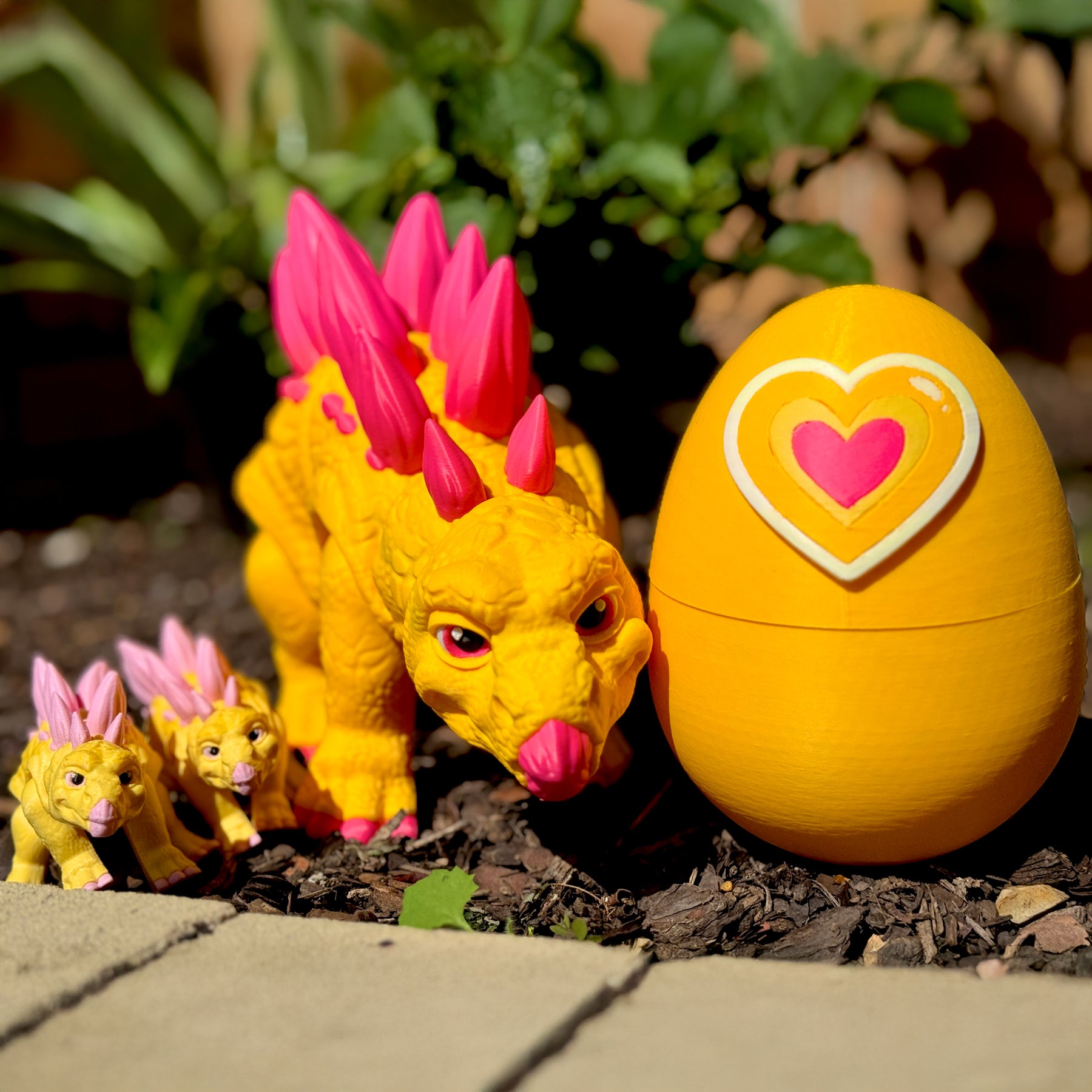 Sunny The Stegosaurus, Baby Dinos and Ms Moni Dino Egg