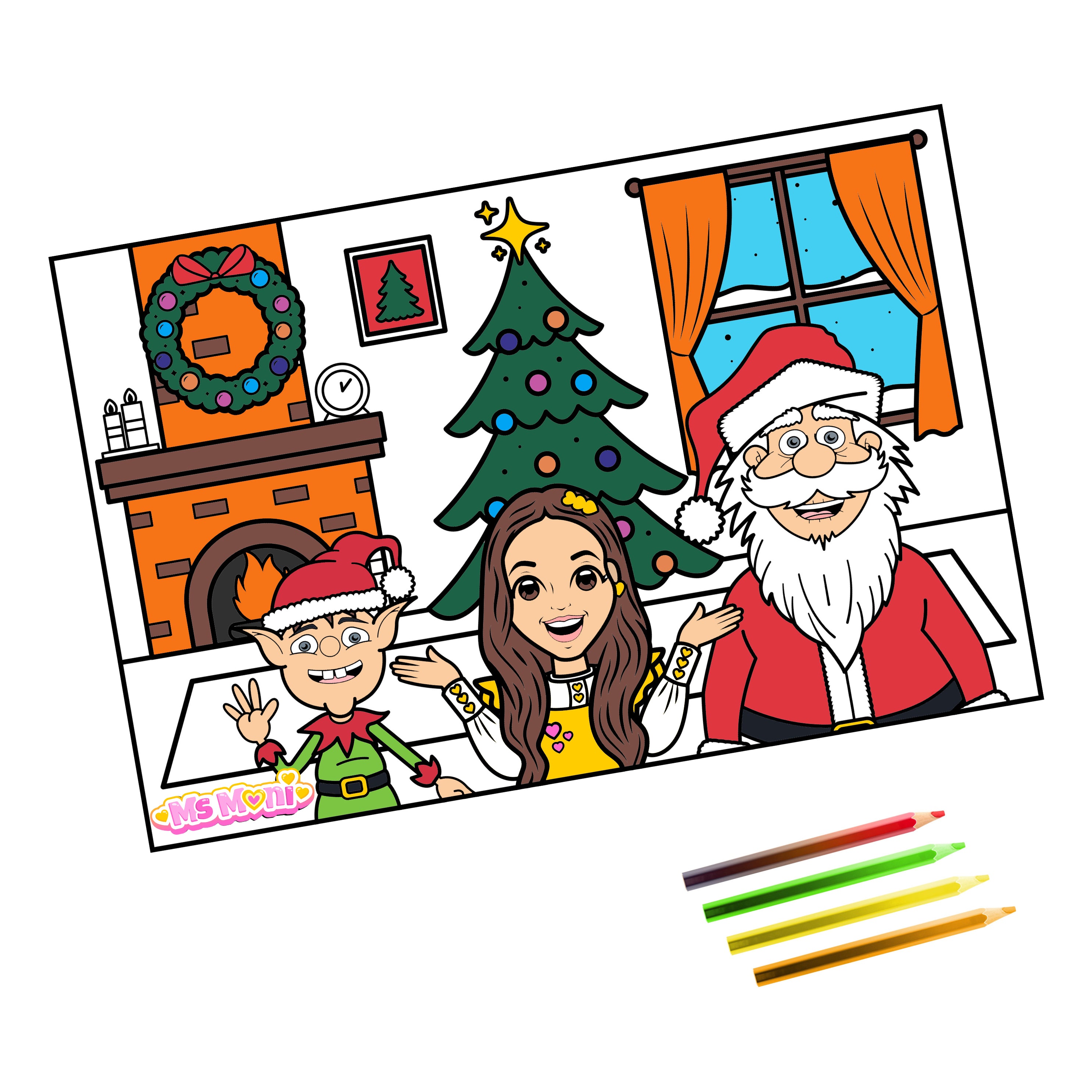 Ms Moni Color In All – Ms Moni