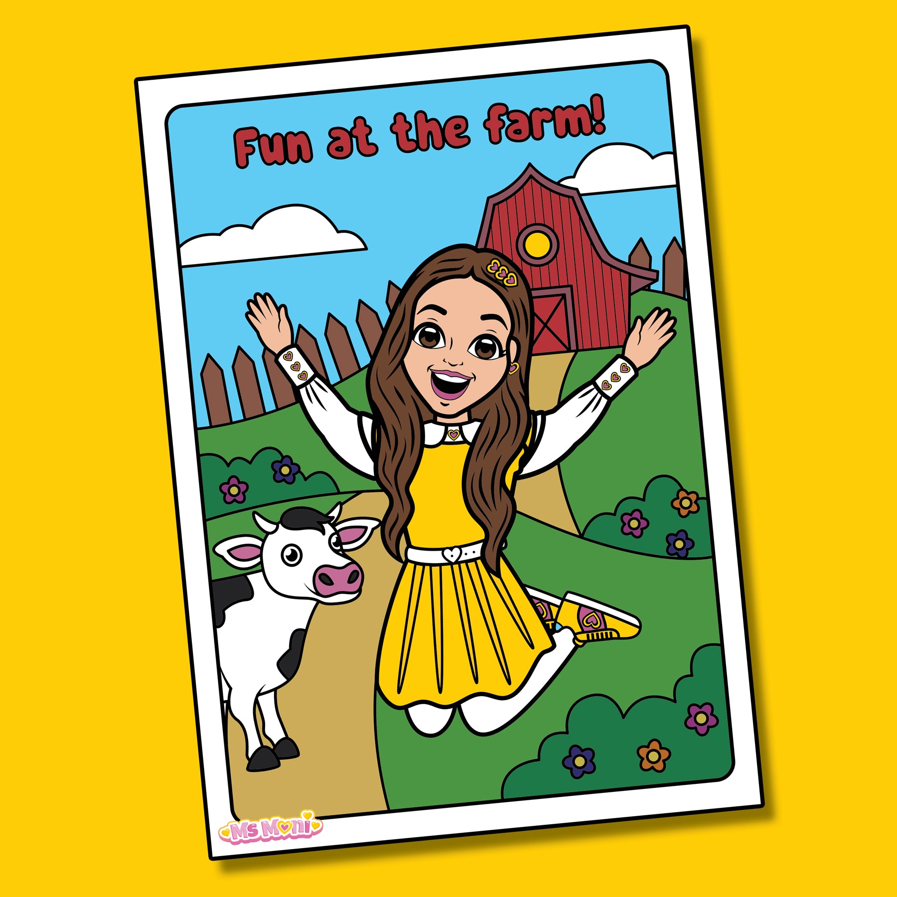 Fun At The Farm - Colouring Sheet