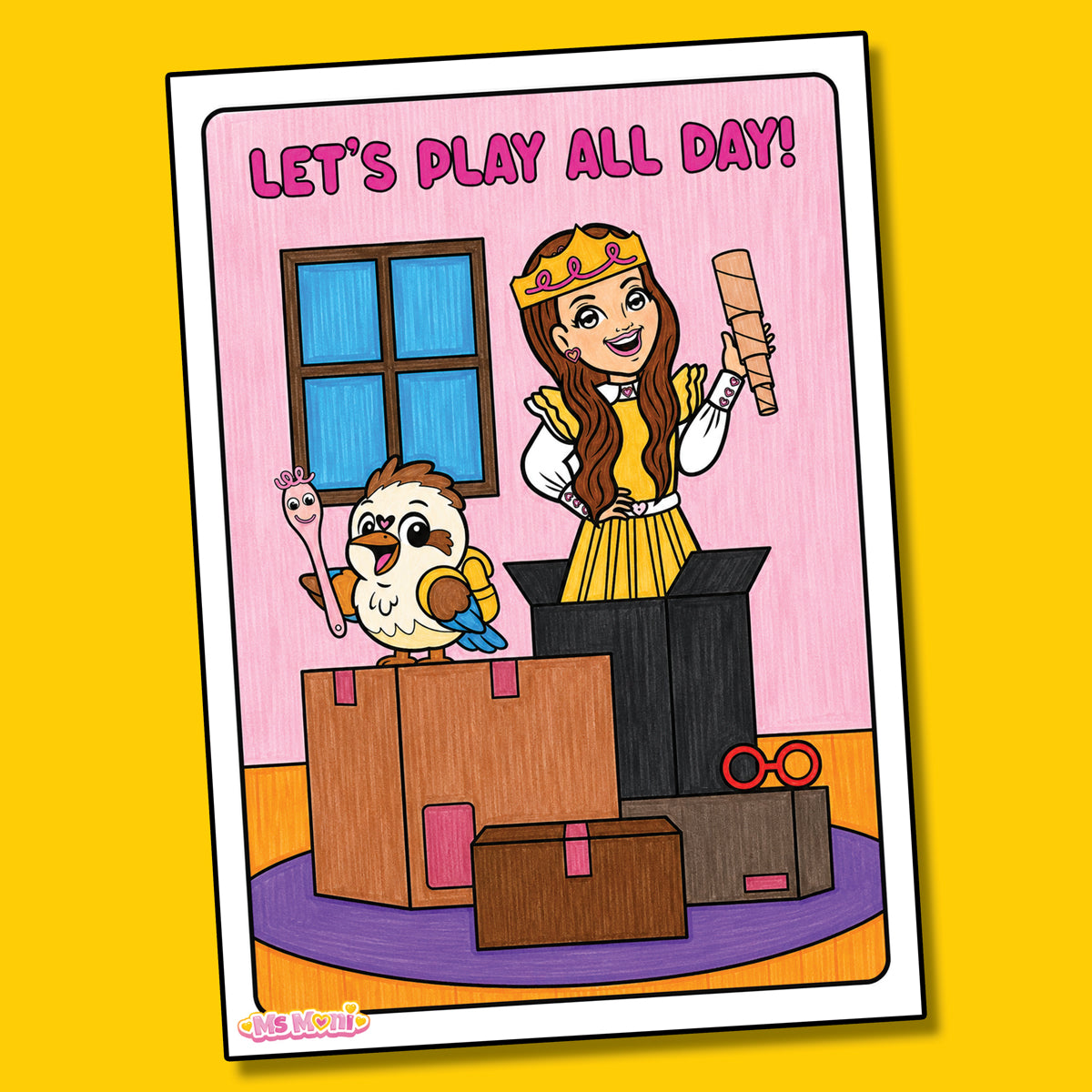 Play All Day - Colouring Sheet