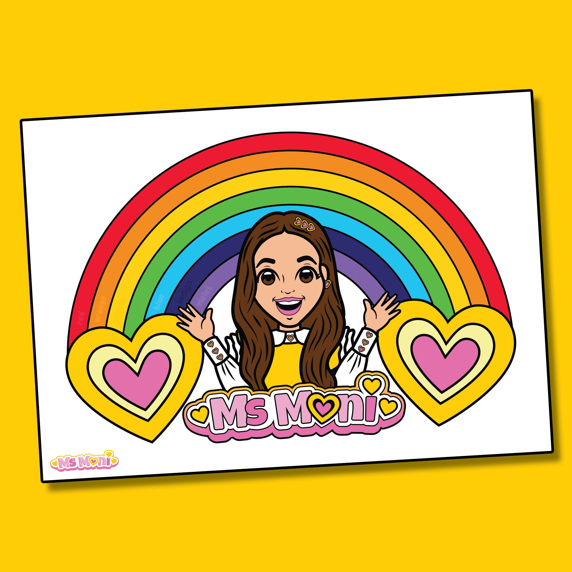 Rainbow Colours - Colouring Sheet