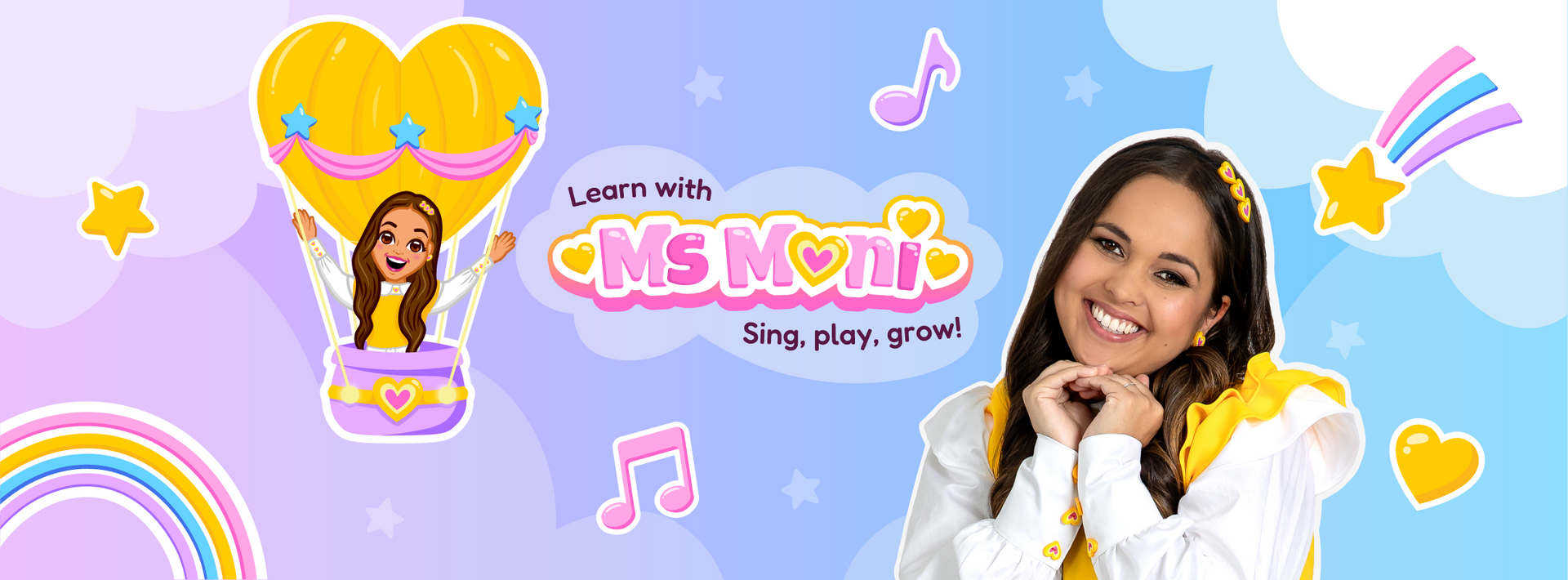 Ms Moni Color In Ms Moni | Toddler Learning Videos